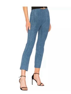 rag & bone Blue Denim Jeans with Black Waistband
